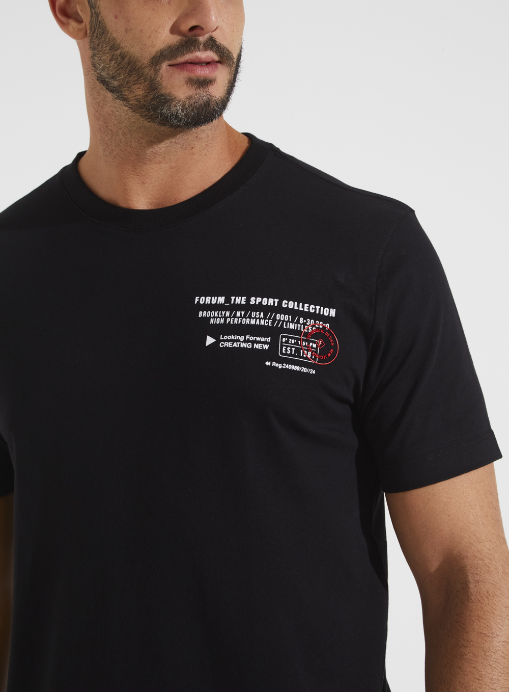 CAMISETA FORUM M PRETO