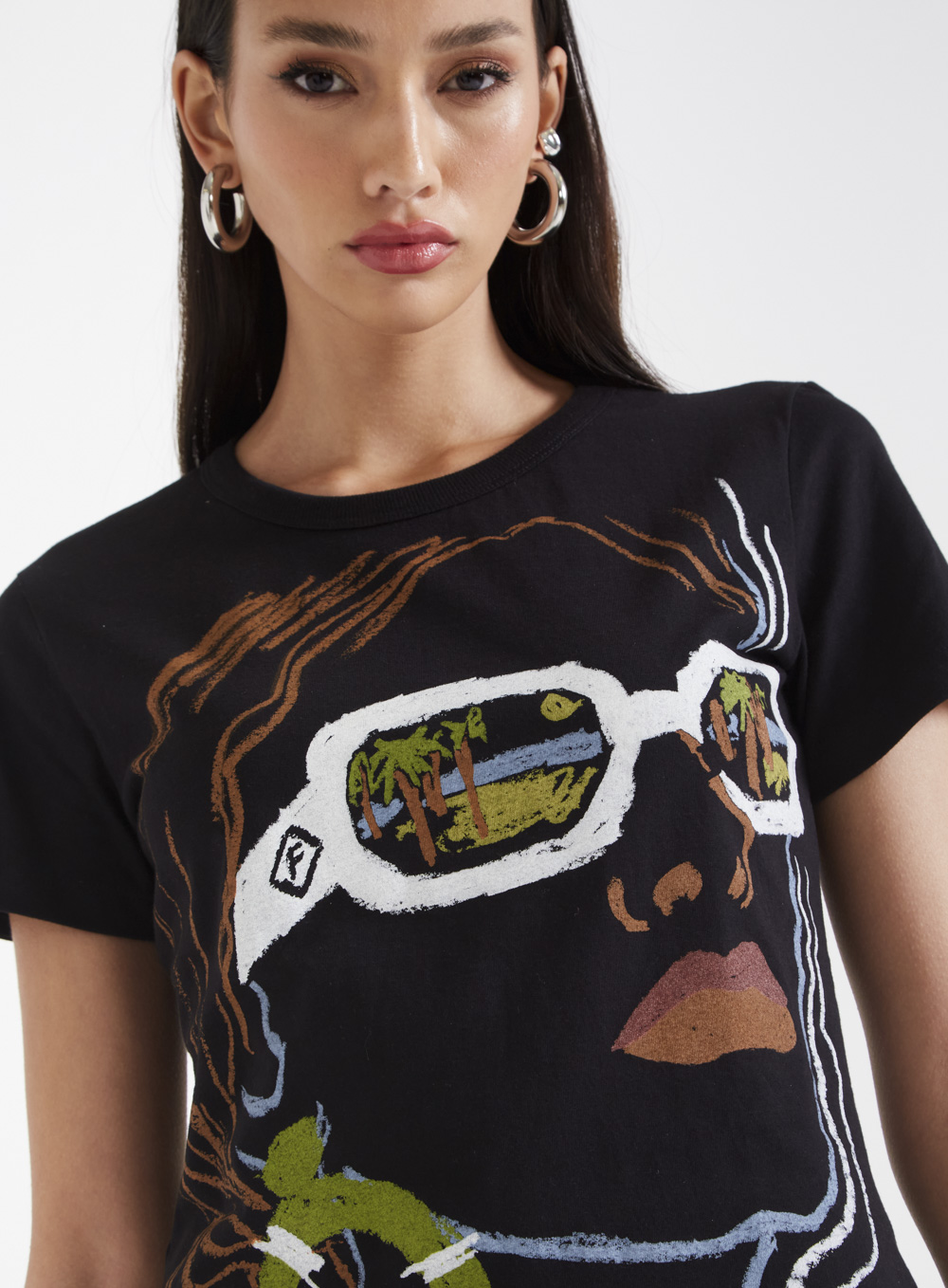 CAMISETA ESTAMPADA PP ROXO SELENE
