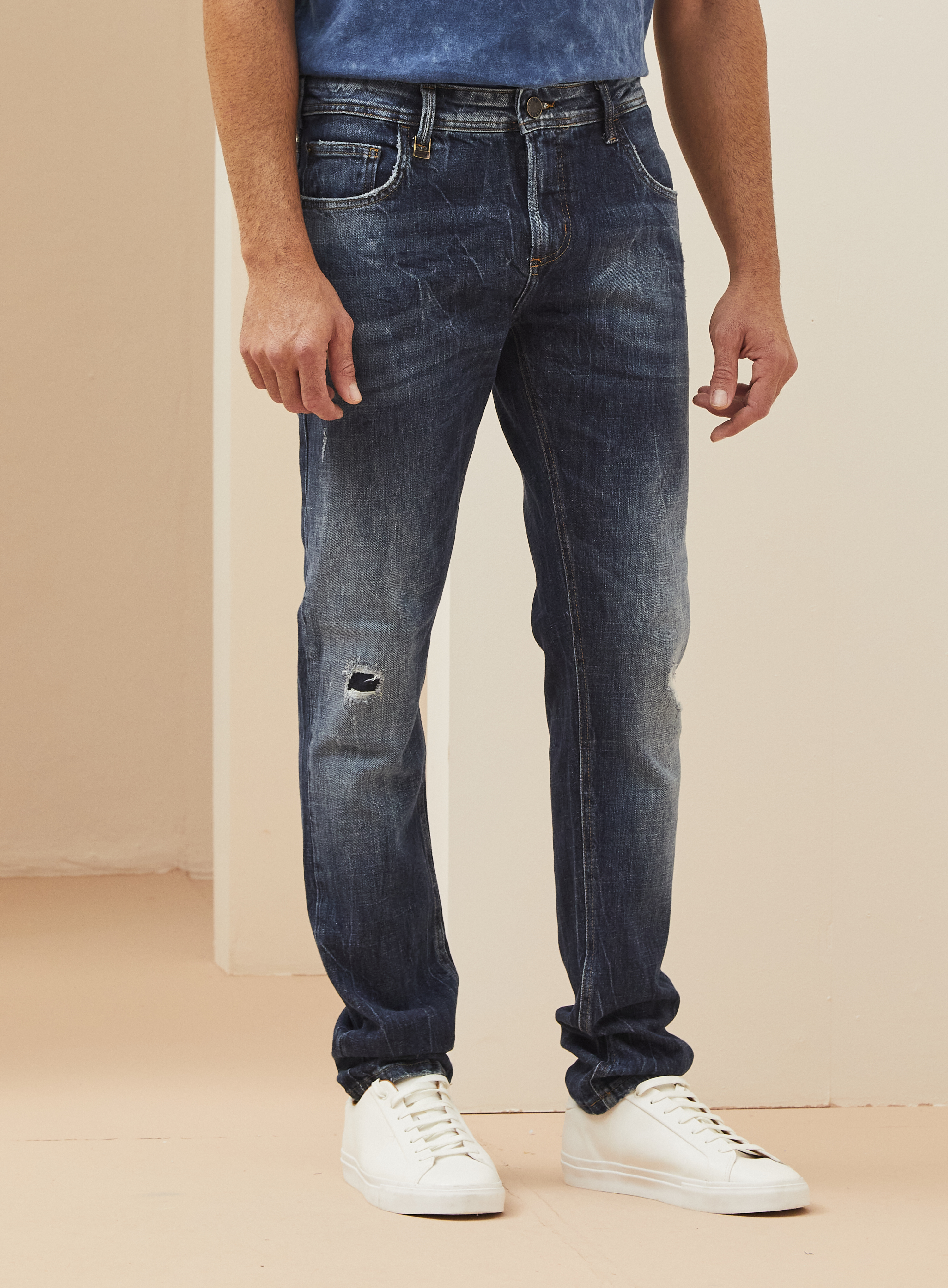 CALÇA JEANS IGOR SKINNY 44 INDIGO