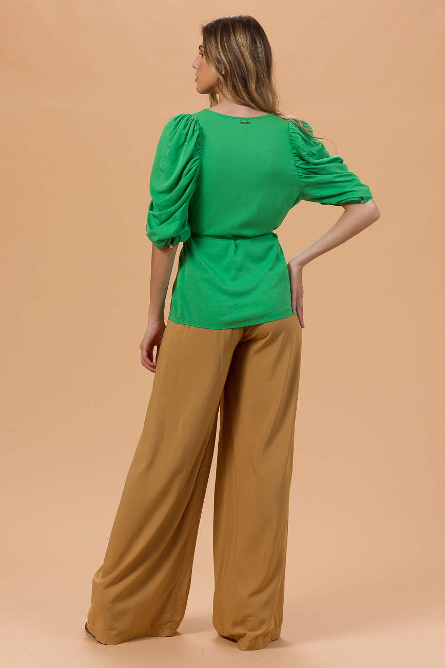BLUSA COLCCI M VERDE CRESTELA