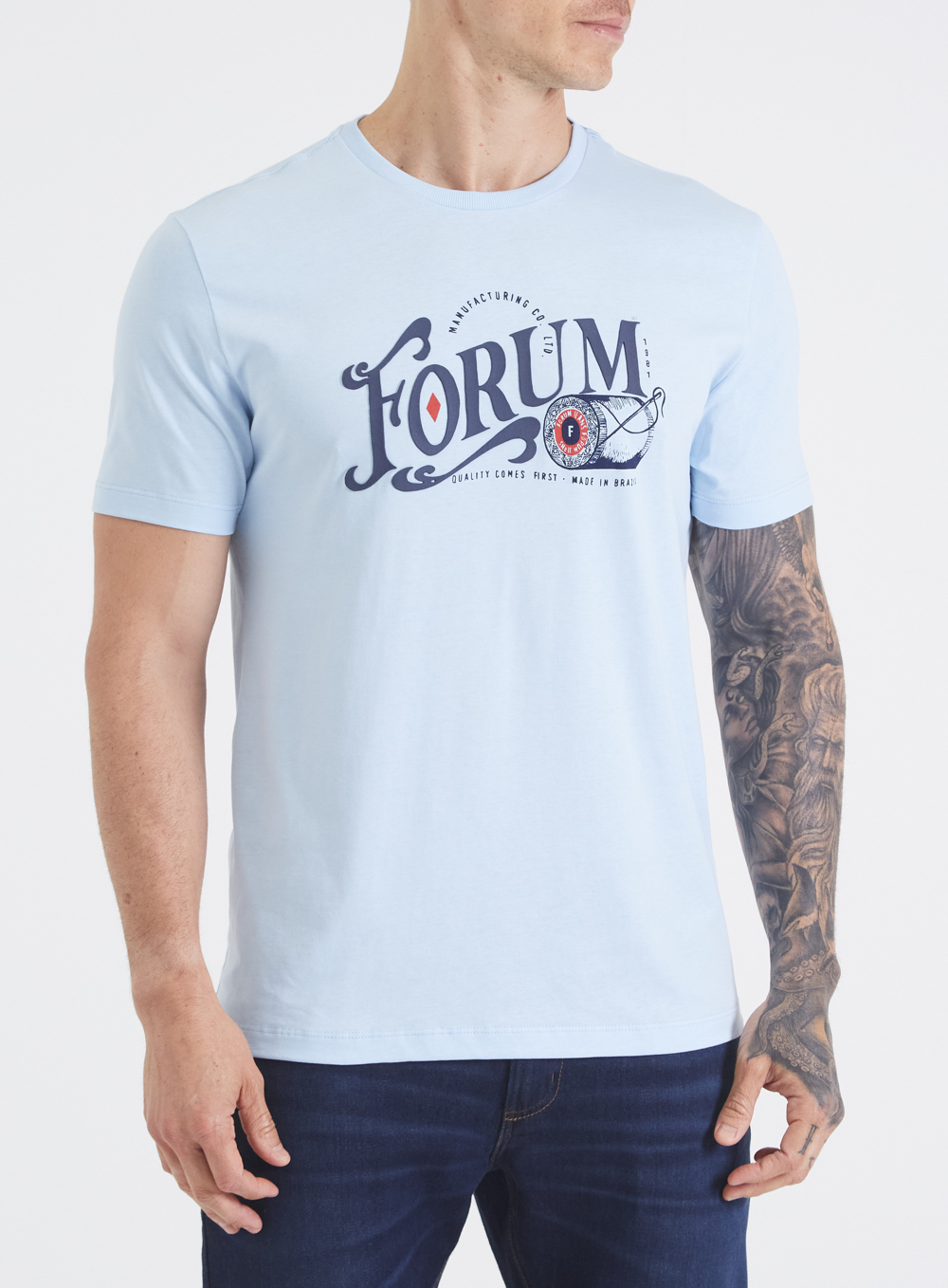 CAMISETA FORUM M AZUL SKEY