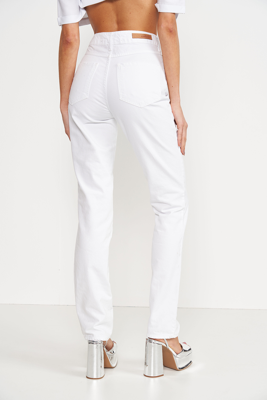 CALÇA SARJA KENDAL 36 BRANCO