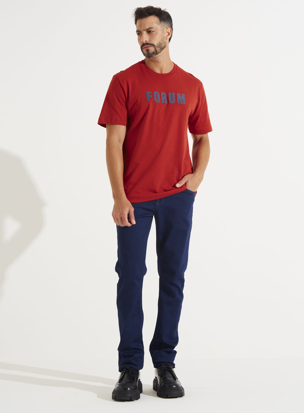 CALÇA JEANS PAUL SLIM 42 INDIGO