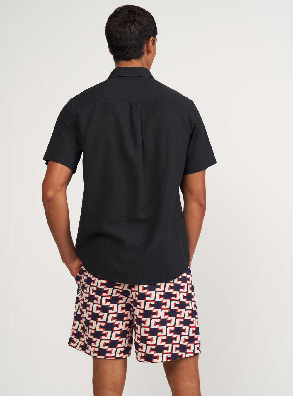 CAMISA LINHO RELAX P PRETO