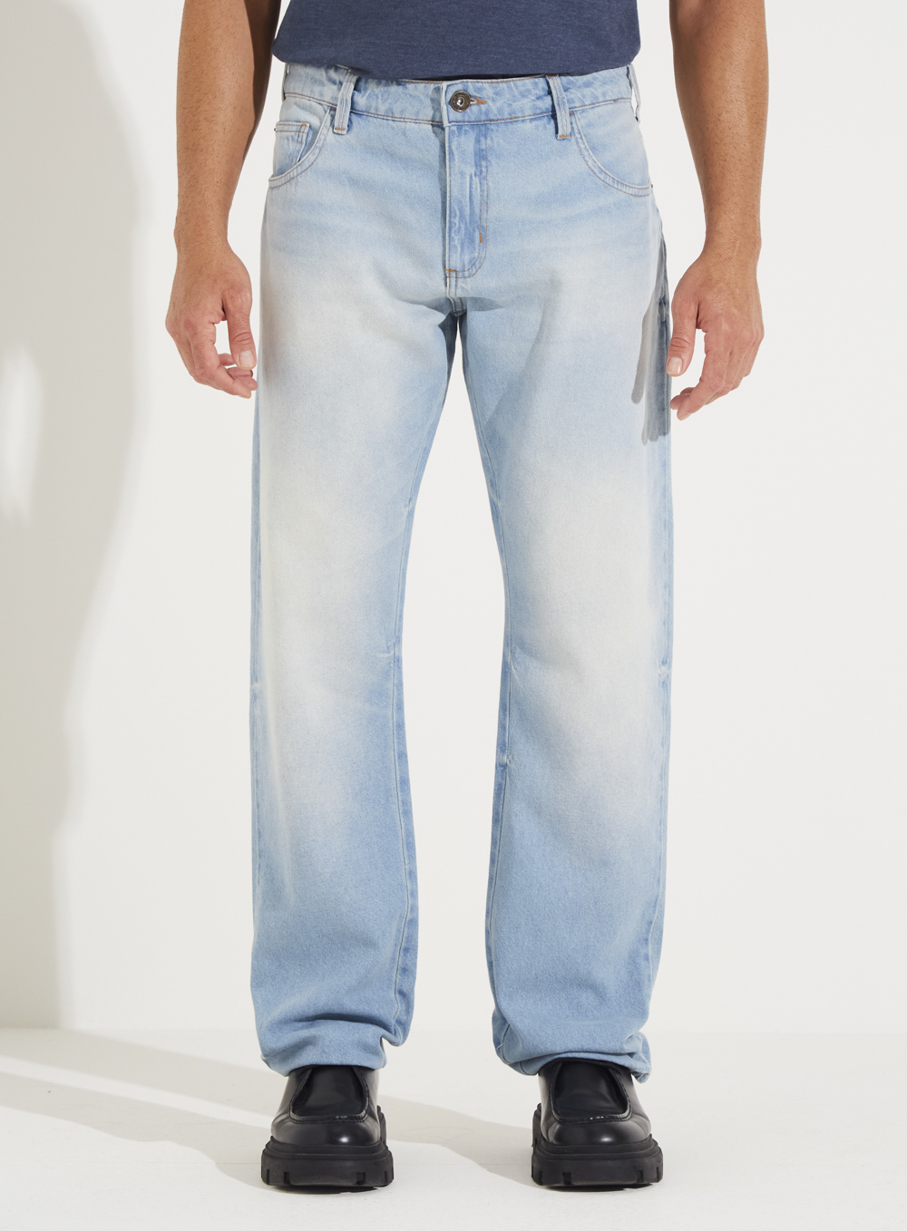 CALÇA JEANS PAUL SLIM 42 INDIGO