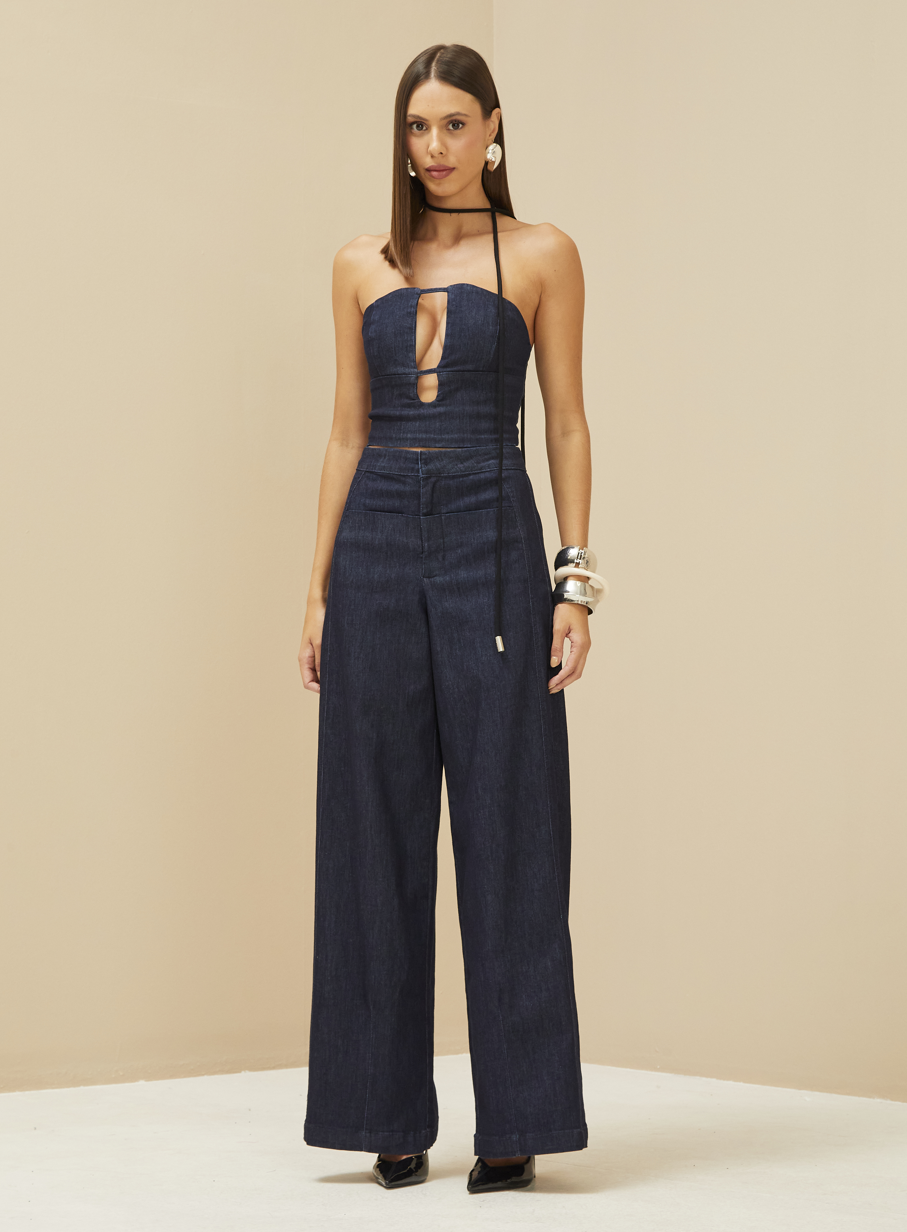 CONJUNTO JEANS FORUM TUFI DUEK M INDIGO