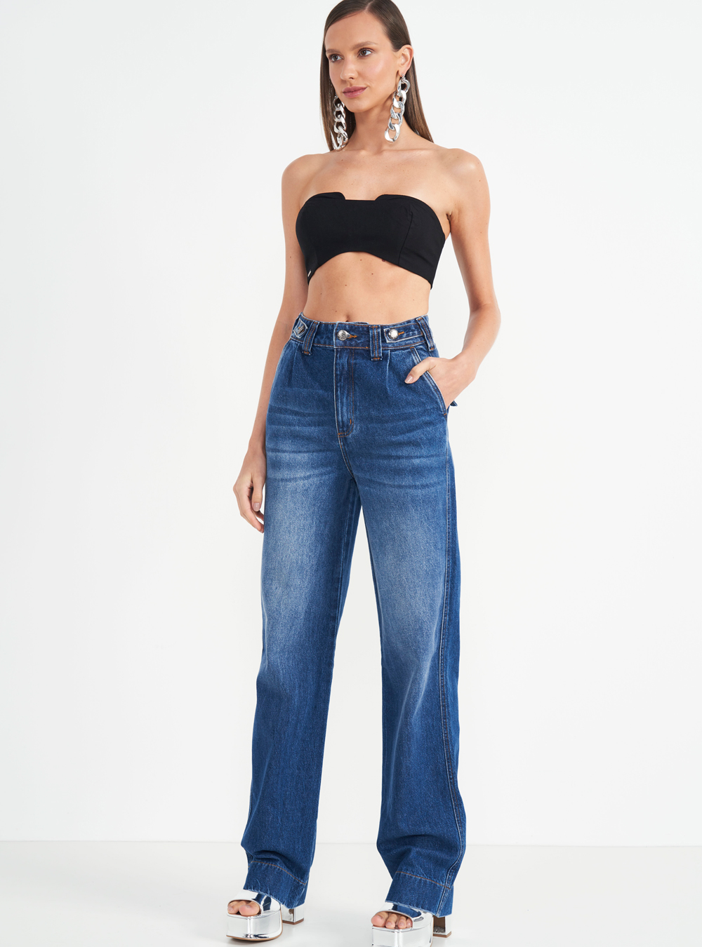 CALÇA JEANS JULIETTE 42 INDIGO