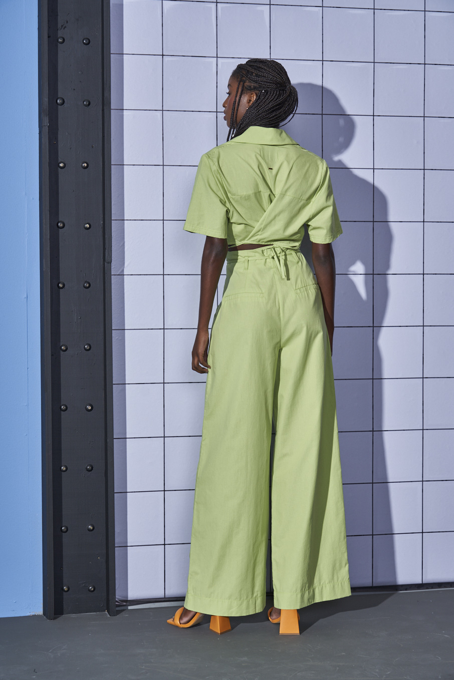 CALÇA JACQUES 44 VERDE NOTE