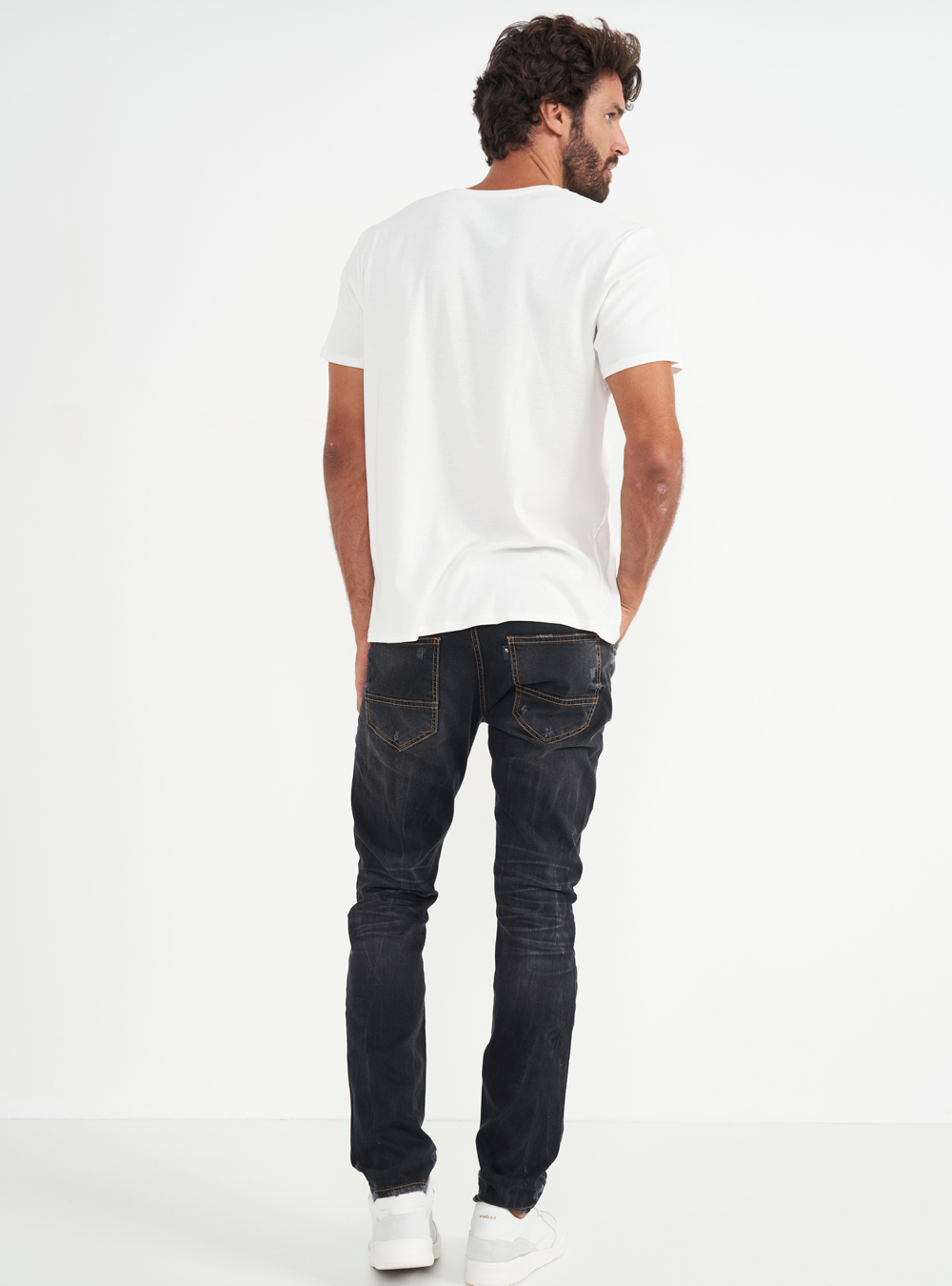 CALÇA JEANS FELIPE SKINNY 36 IND.PRETO