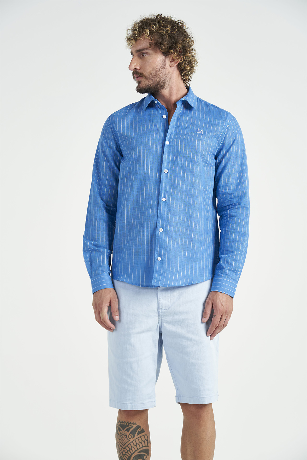 CAMISA LISTRADA LINHO RELAX G LISTRADA