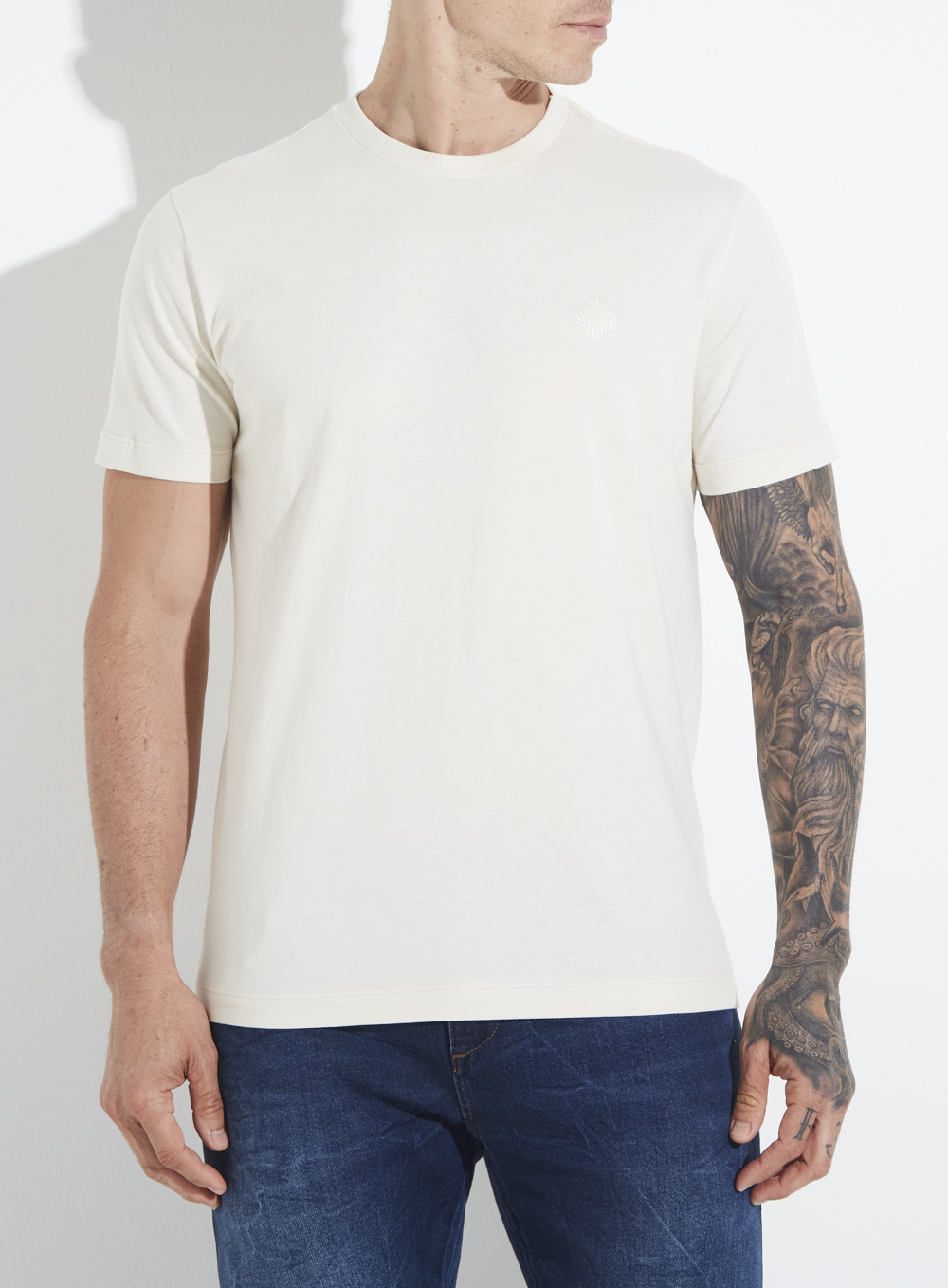 CAMISETA FORUM GG BEGE ITALIAN