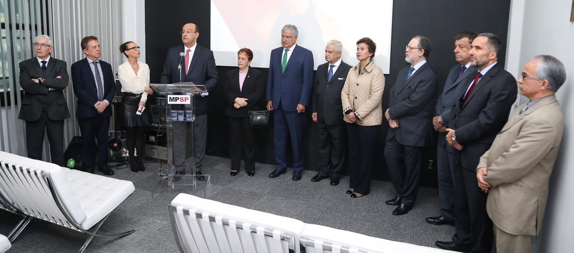 Diretoria da APMP participa de inauguração de Agência de Notícia e estúdio de TV do MPSP