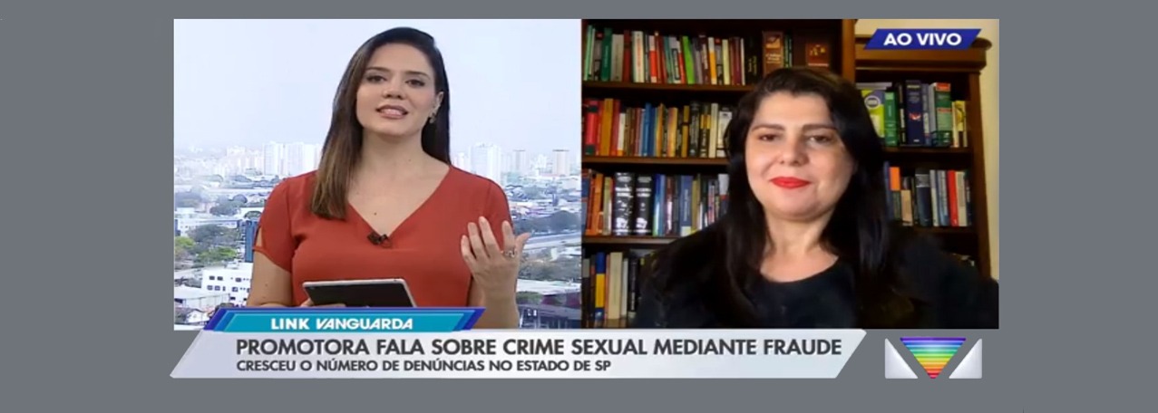 Promotora de Justiça Celeste Leite concede entrevista à Rede Vanguarda e Rede Alesp