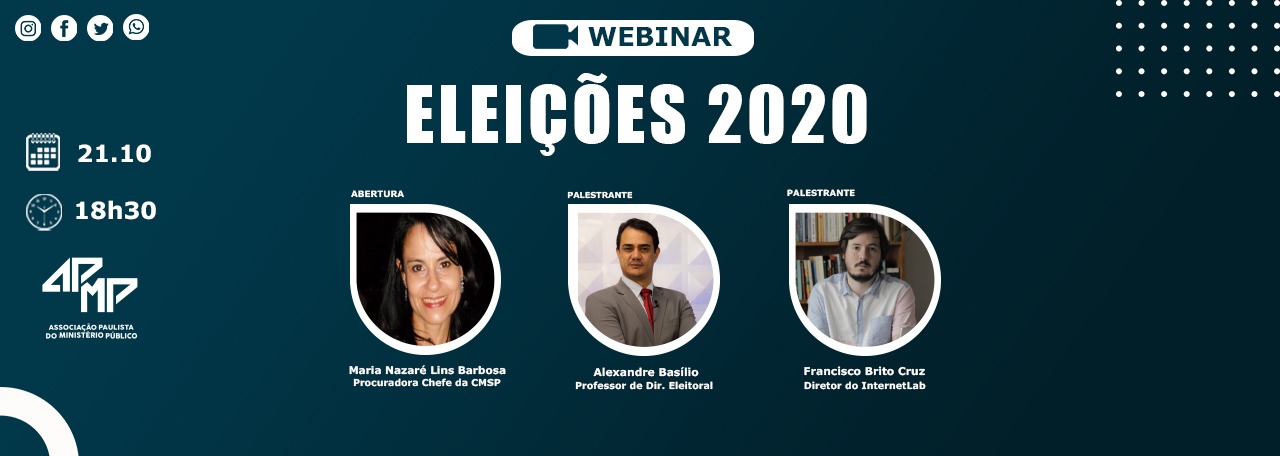 Curso ‘Eleições 2020’ terá palestras sobre propaganda eleitoral e fake news