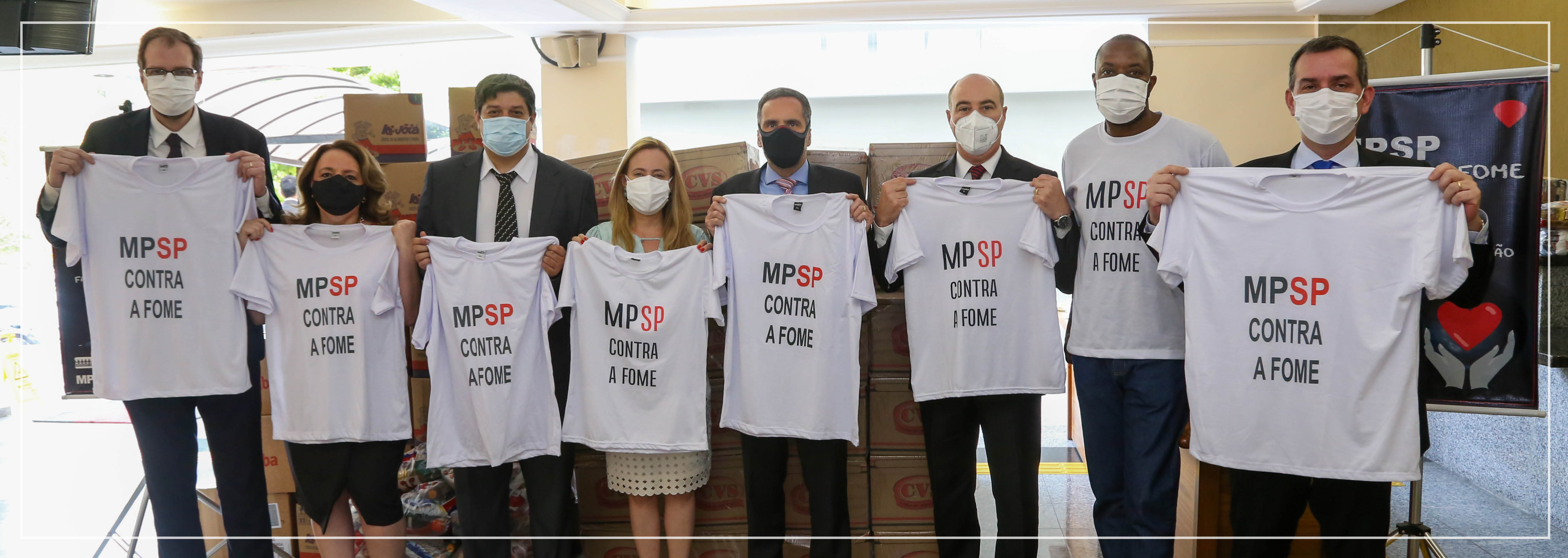“MPSP contra a Fome” arrecada 12 toneladas de alimentos