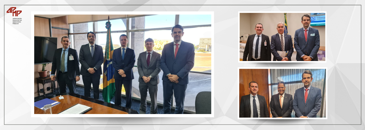 Presidente da APMP cumpre extensa agenda em Brasília visando interesses do Ministério Público