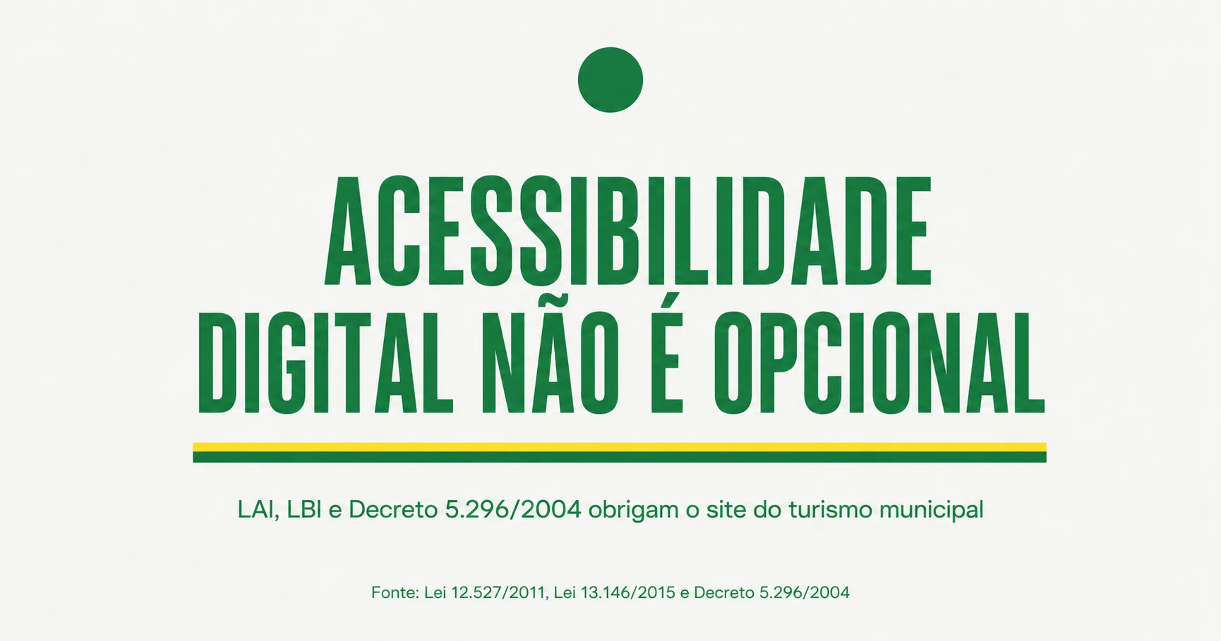 Acessibilidade digital do site do turismo municipal