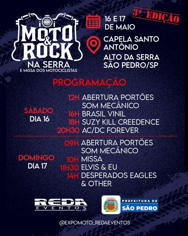 3º Moto & Rock na Serra
