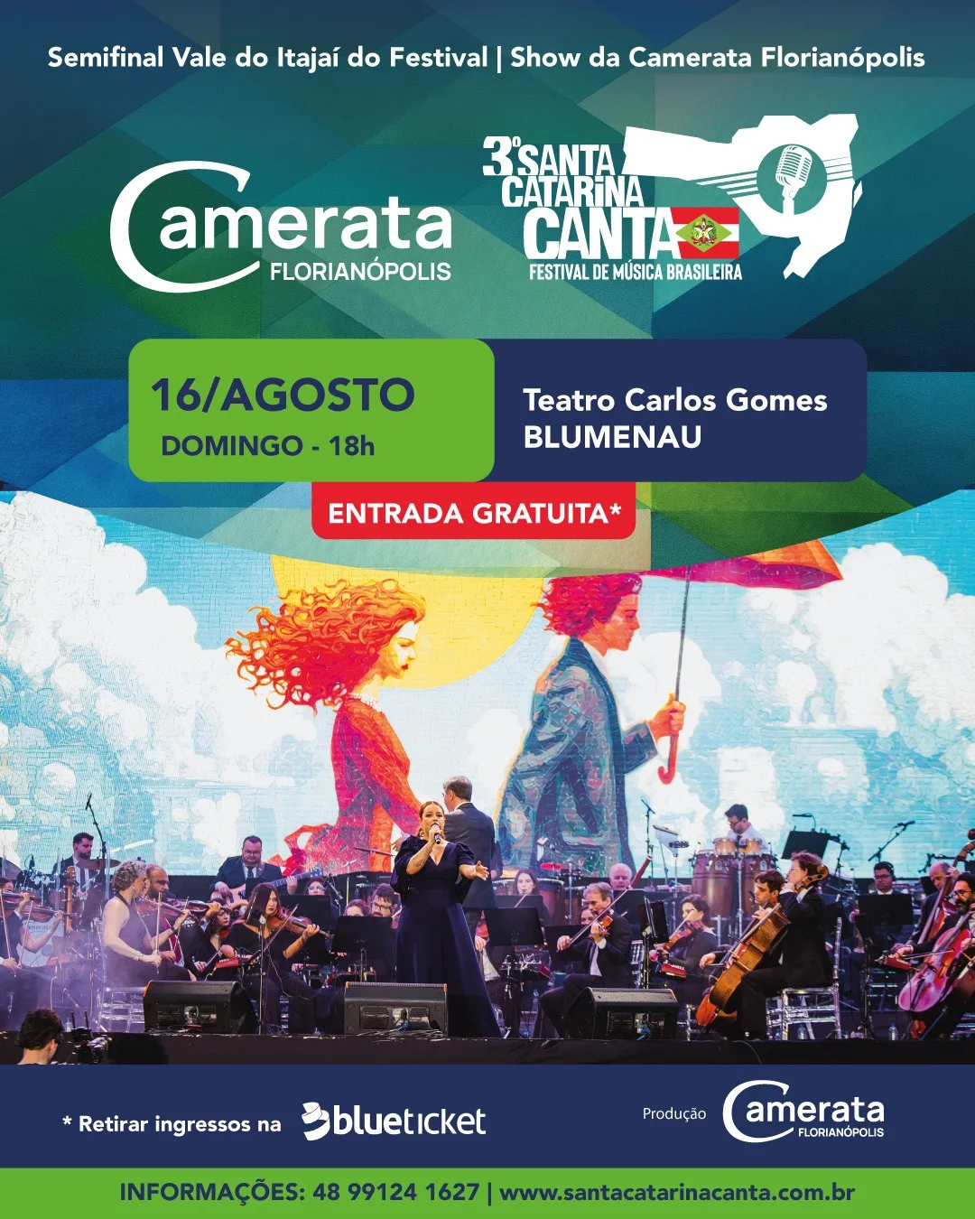 Santa Catarina Canta – Festival de Música Brasileira – semifinal do Vale do Itajaí