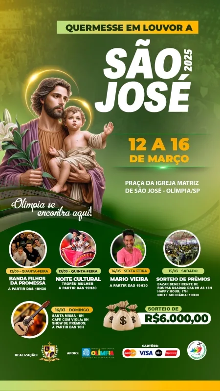Quermesse em Louvor a São José 2026