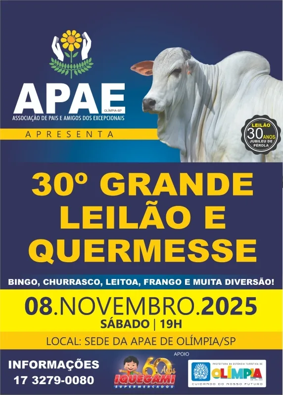 31º Grande Leilão e Quermesse 2026