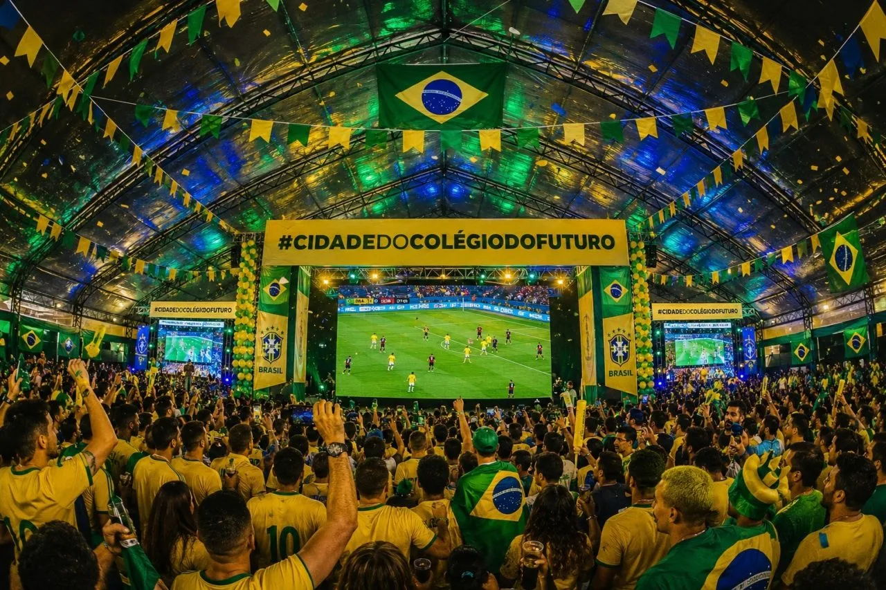 Cajamar na Torcida pelo Hexa