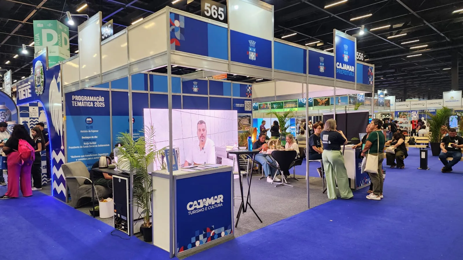 Stand de Cajamar na Feira do Empreendedor 2026