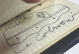 Le Corbusier (1887-1965), Carnet de Poche - Raríssima Caderneta de Bolso que pertenceu a Le Corbusier, com 35 desenhos originais do arquiteto.