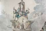Jean-Baptiste Debret (1768-1848), "Donné au thé... - Gravura (com marcas do tempo). Datado: 1818