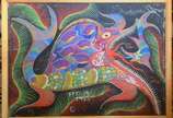 Chico da Silva (Escola do Pirambu) (1963-1985),  - Óleo sobre Tela. Assinado Centro Inferior. Datado: 1973