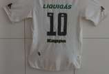 Camisa do Botafogo - Camisa Infantil time do Botafogo Camisa Kappa do Botafogo usada por um jovem torcedor na final da Taça Guanabara no Maracanã de 2009 e autografada pel