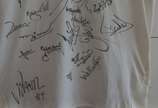 Camisa do Botafogo - Camisa Infantil time do Botafogo Camisa Kappa do Botafogo usada por um jovem torcedor na final da Taça Guanabara no Maracanã de 2009 e autografada pel