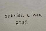 Gabriel Lima (1990), Ensaio - Gabriel Lima – Ensaio, Acrílica sobre Tela, med: 90 X 120 cm. Ass: C.I.D e verso, datado: 2022, com certificado do artista – Obra no Rio de Janeiro – 