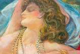 Isolda Hermes da Fonseca Chapman (1924), "Madru... - Óleo sobre tela. Med.: 60 X 90cm. Ano: 1992<br>