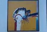 Manabu Mabe (1924-1997), Abstração - Manabu Mabe – OST, med: 51X51 cm. Ass: C.I.D. Datado 1987