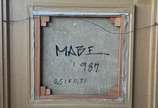Manabu Mabe (1924-1997), Abstração - Manabu Mabe – OST, med: 51X51 cm. Ass: C.I.D. Datado 1987