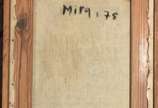 Mira Schendel (1919-1988),  - Sem título. Tinta óleo e folha ouro sobre tela. Assinado C.I.D. (Ex coleção Jonas Prochownik).  Apresenta certificado de transferência de propriedade 