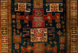 Tapete Kazak. Mede 1. 87 m. x 1. 30 m. - Tapete Kazak. Mede 1. 87 m. x 1. 30 m.