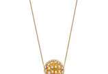 Gargantilha de 45 cm em ouro amarelo 18k, com 0... - Gargantilha de 45 cm em ouro amarelo 18k, com 0,68 ct de diamantes e 6 g. Base R$ 10.200,00