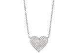 Gargantilha de 40 cm em ouro branco 18k, com 1,... - Gargantilha de 40 cm em ouro branco 18k, com 1,17 ct de diamantes e 1,9 g. Base 13.400,00
