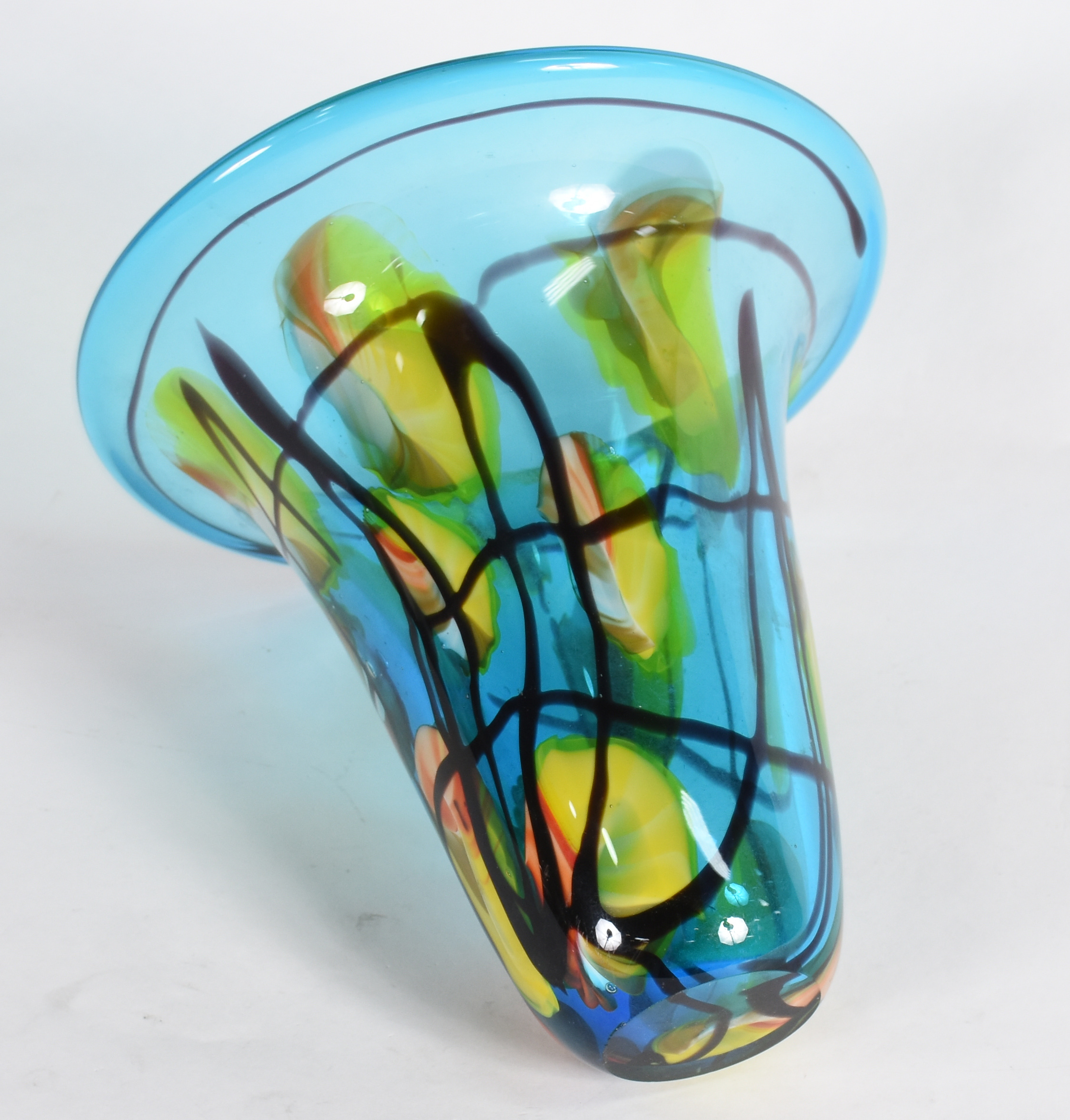Vaso em murano com trabalhos em policromia - foto 3 de 3
