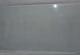 Tampo para mesa de jantar de cristal bisotado, ... - Tampo para mesa de jantar de cristal bisotado, quinas chanfradas. (pequenos lascados).