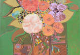 FAVORETTO, VASO DE FLORES - Assinado, ost.