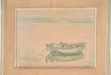 DAVID GILBOA (1910 / 1976), Barco - aquarela - datado 1957