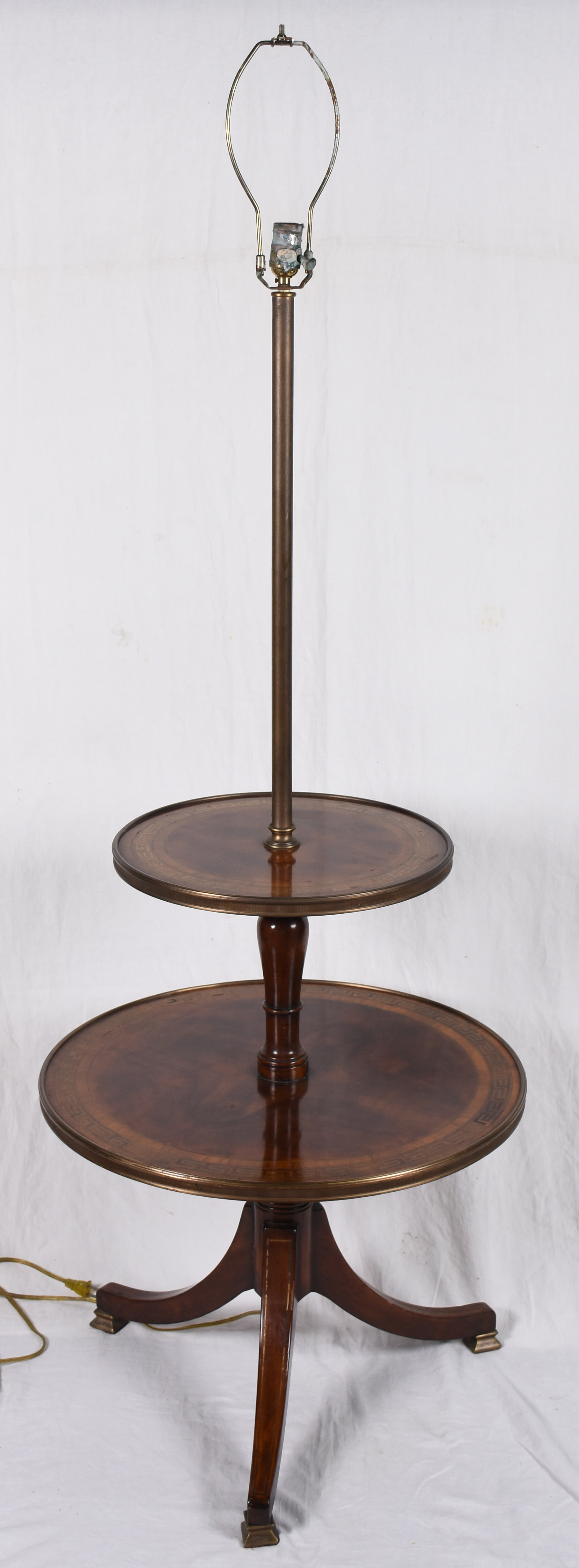 ALTHORP - Mesa luminária de design, madeira nobre marchetada com... - foto 1 de 4
