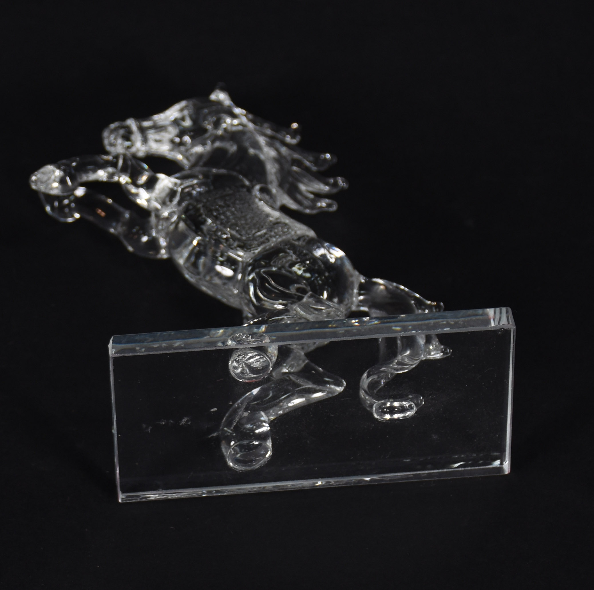 Estatueta de cristal representando Cavalo. - foto 3 de 3