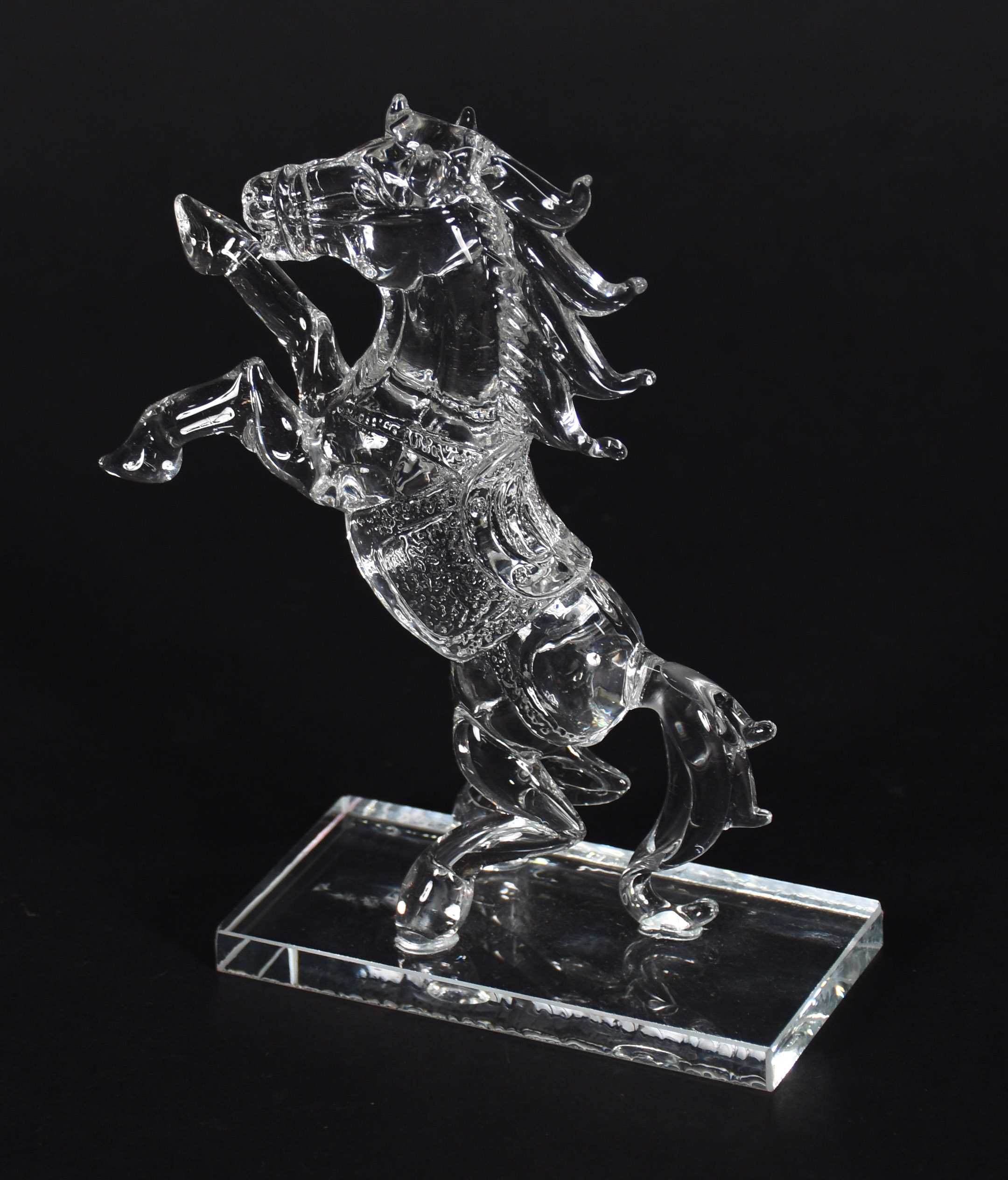 Estatueta de cristal representando Cavalo. - foto 2 de 3