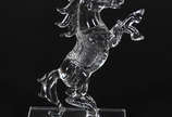 Estatueta de cristal representando Cavalo. - Estatueta de cristal representando Cavalo.