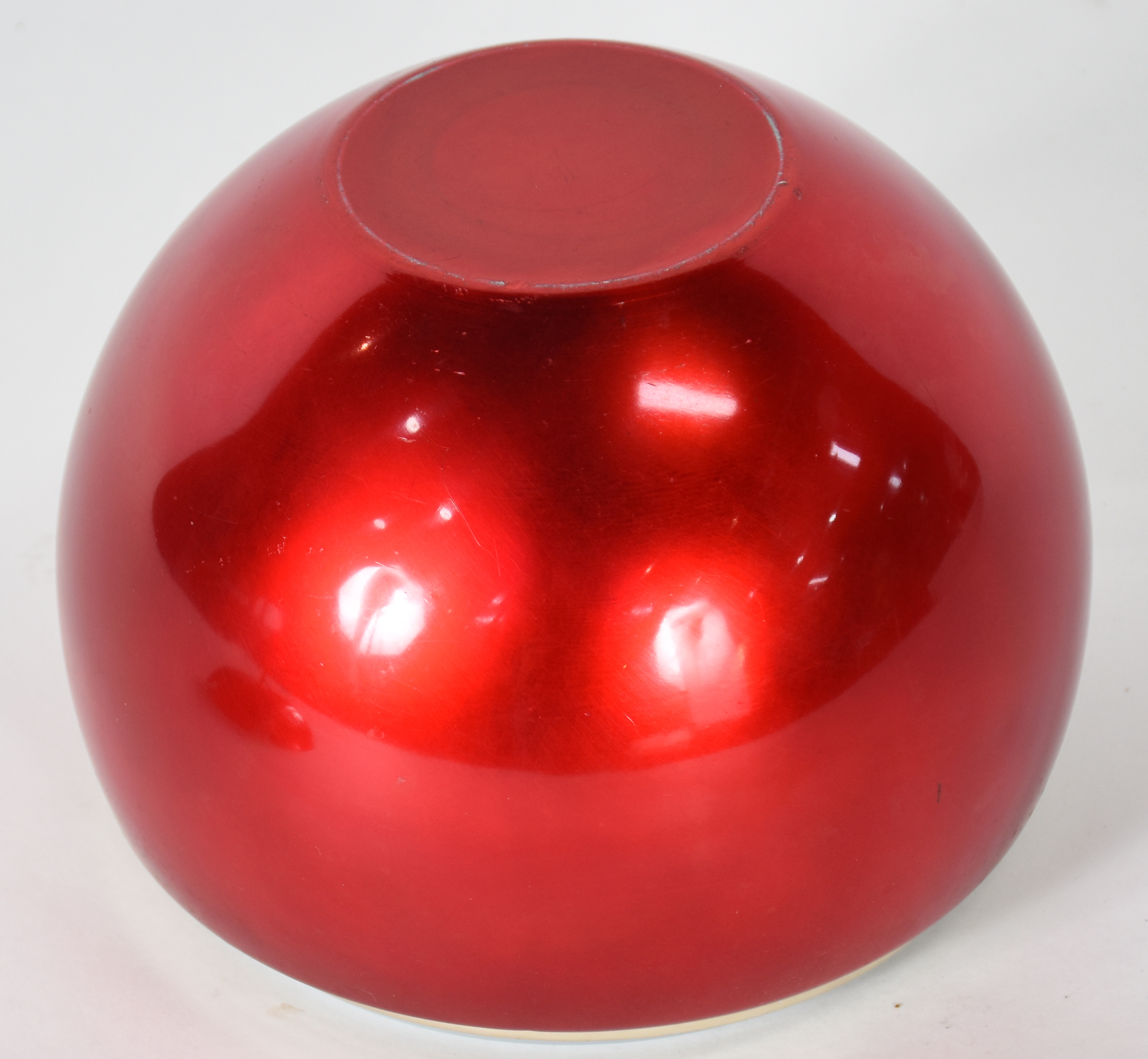 Balde de gelo de metal vermelho feitio "maçã", parte interna de... - foto 5 de 6