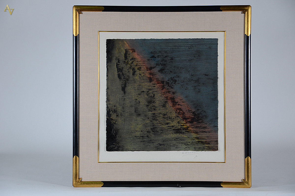 ASSINATURA NÃO IDENTIFICADA - Abstrato - téc. mista - 57 x 57